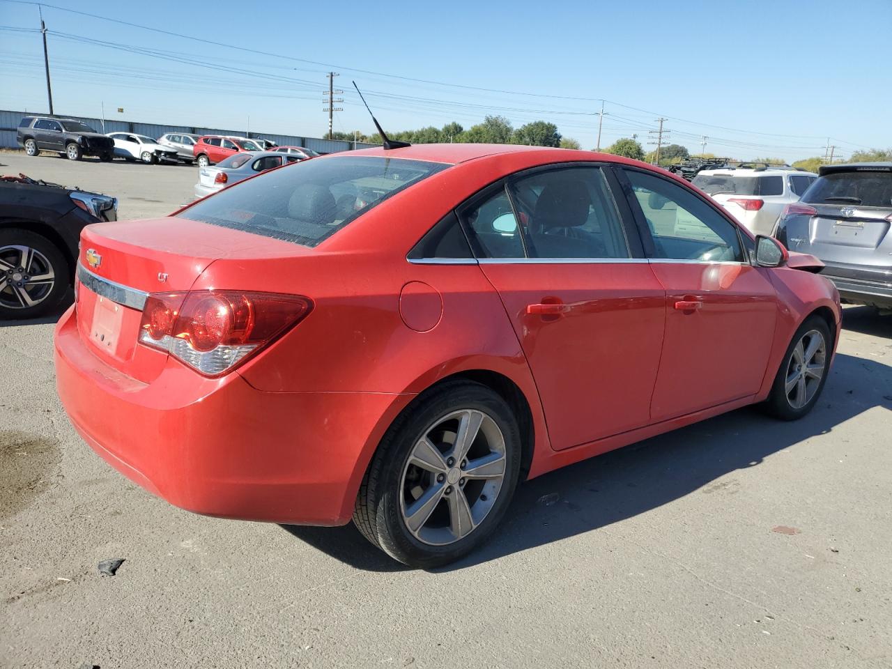2014 Chevrolet Cruze VIN 1G1PE5SB2E7381644 Copart auction photo, front end / rear end damage thumbnail 3