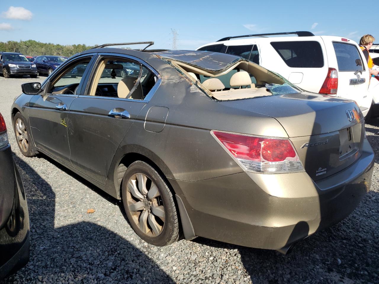 2008 Honda Accord VIN 1HGCP36788A033947 Copart auction photo, water/flood / all over damage thumbnail 2