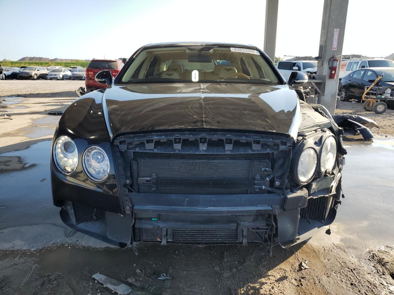 2014 Bentley Flying spur VIN SCBEC9ZA2EC090466 Copart auction photo, front end / minor dent/scratches damage thumbnail 5