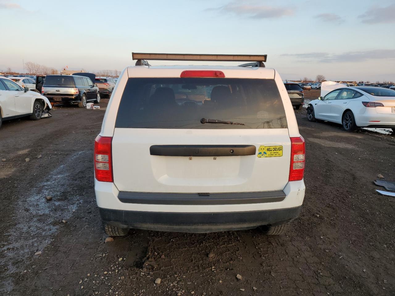 2014 Jeep Liberty (Patriot) VIN 1C4NJPBA4ED696847 Copart auction photo, front end damage thumbnail 6