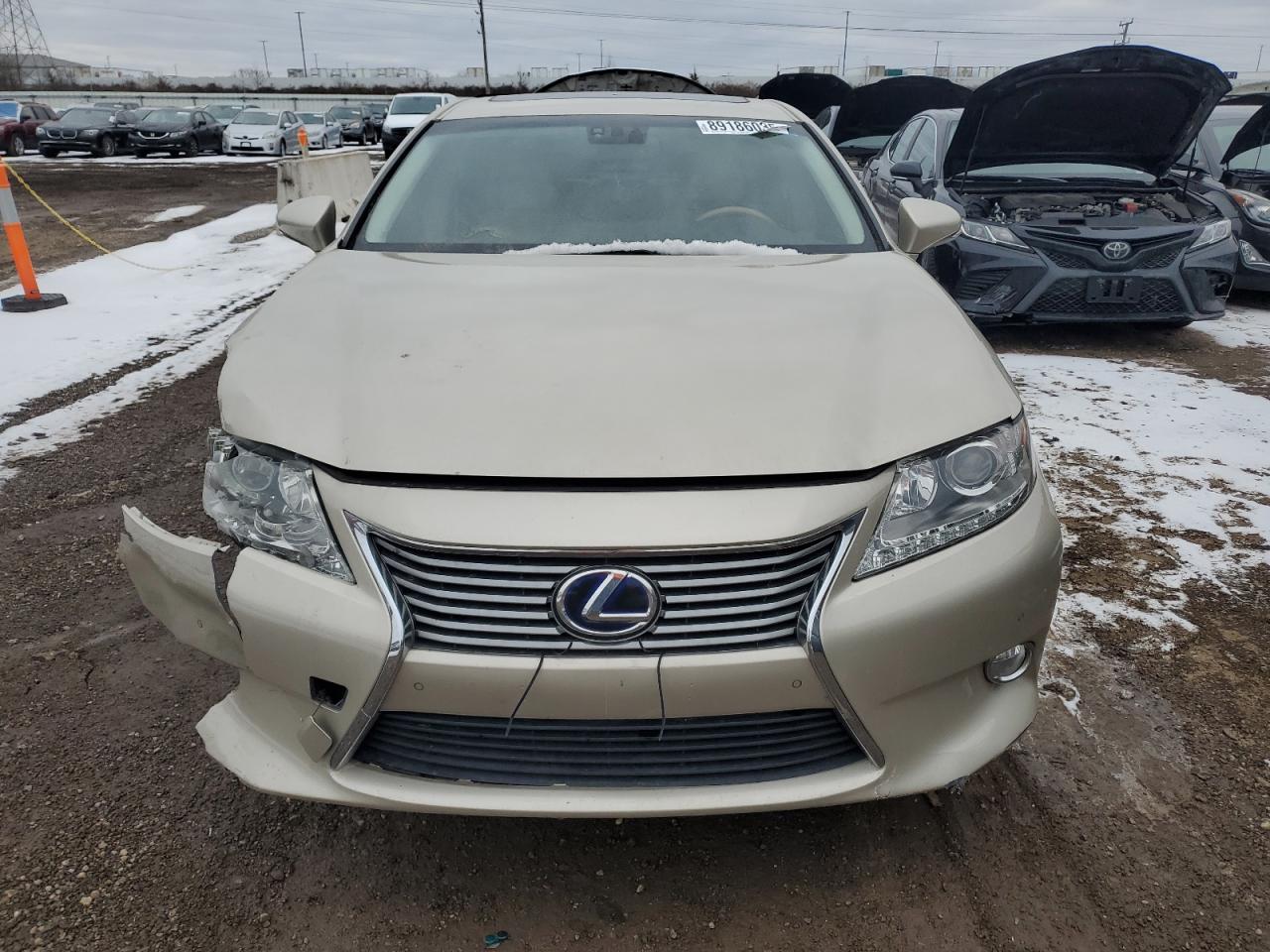 2013 Lexus ES VIN JTHBW1GG5D2014789 Copart auction photo, front end damage thumbnail 5