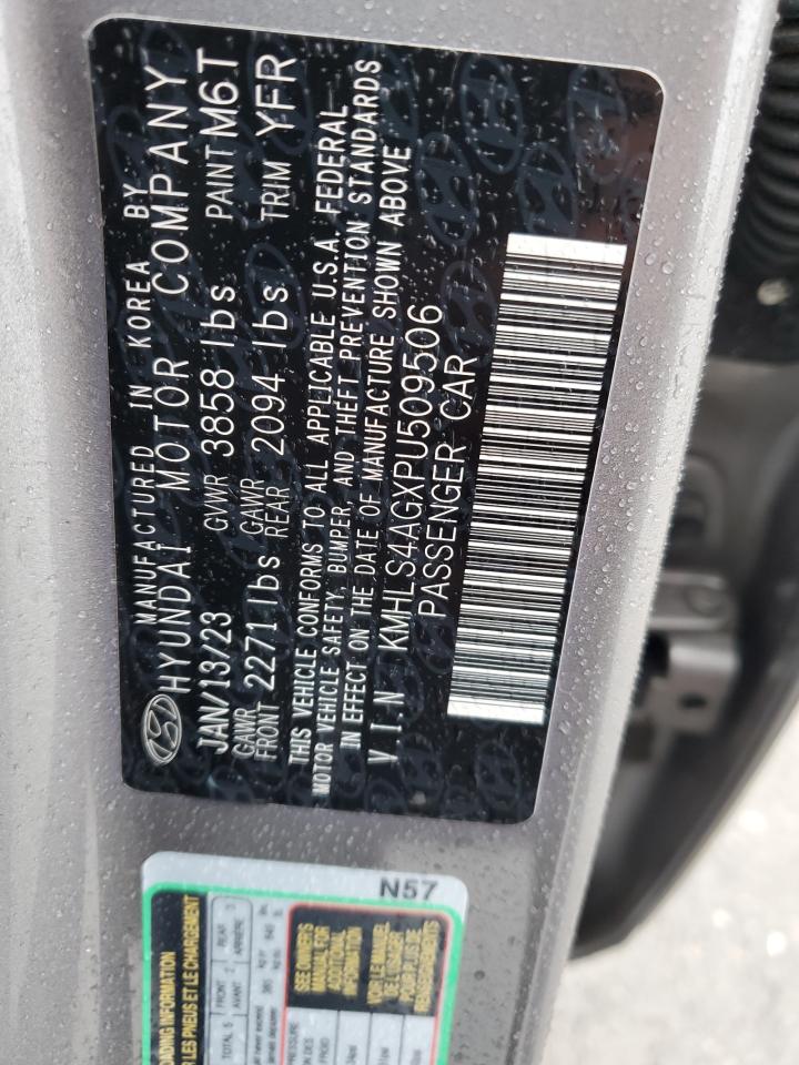 2023 Hyundai Elantra VIN KMHLS4AGXPU509506 Copart auction photo, front end damage thumbnail 14