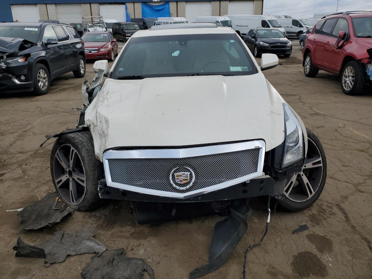 2013 Cadillac ATS VIN 1G6AA5RA8D0129283 Copart auction photo, front end damage thumbnail 5