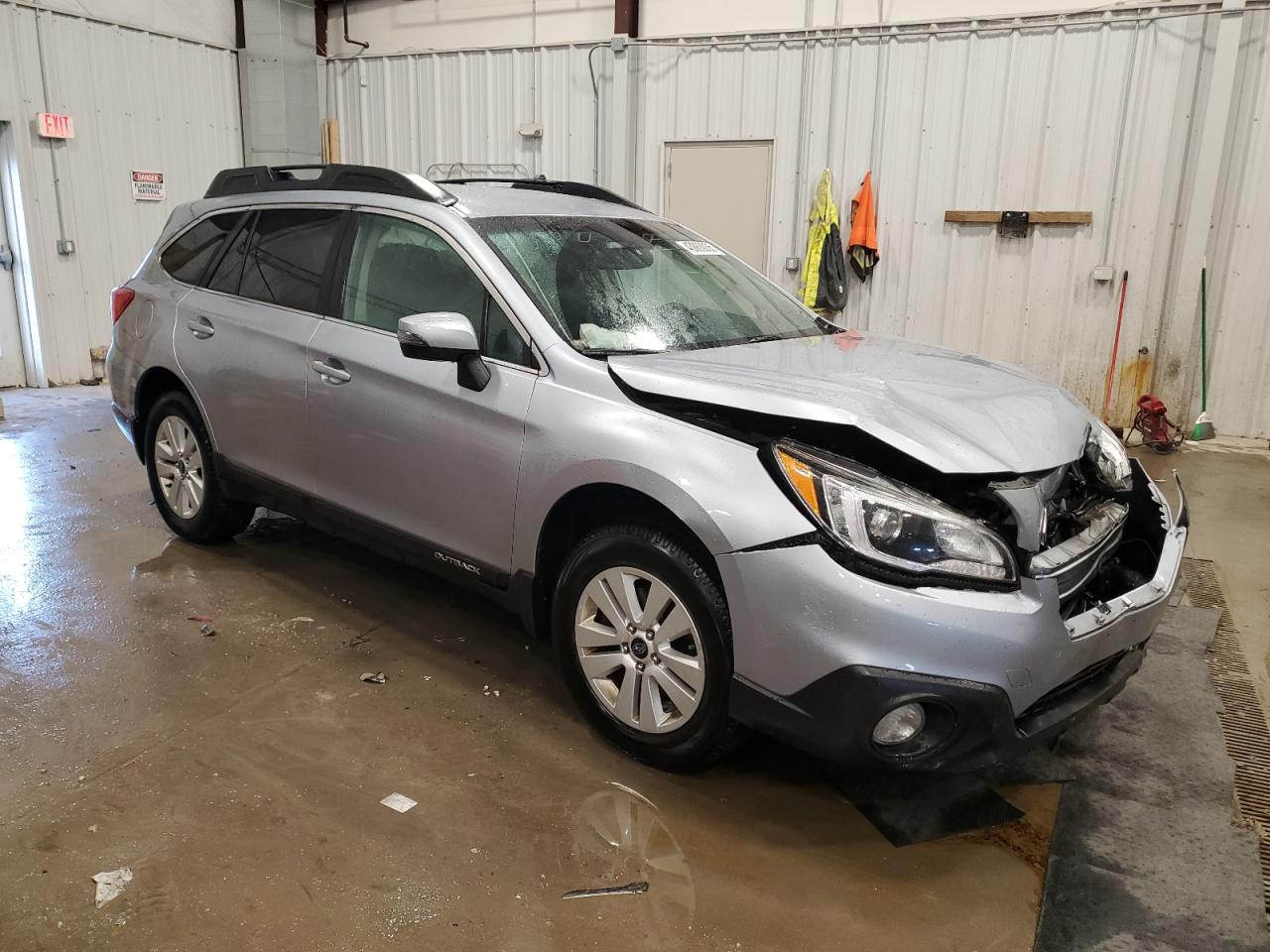 2015 Subaru Outback VIN 4S4BSBFC2F3326031 Copart auction photo, front end damage thumbnail 4