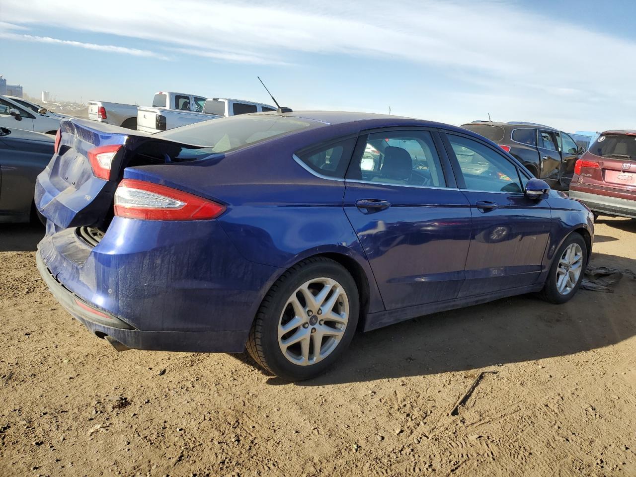 2015 Ford Fusion VIN 1FA6P0H7XF5123586 Copart auction photo, rear end / front end damage thumbnail 3