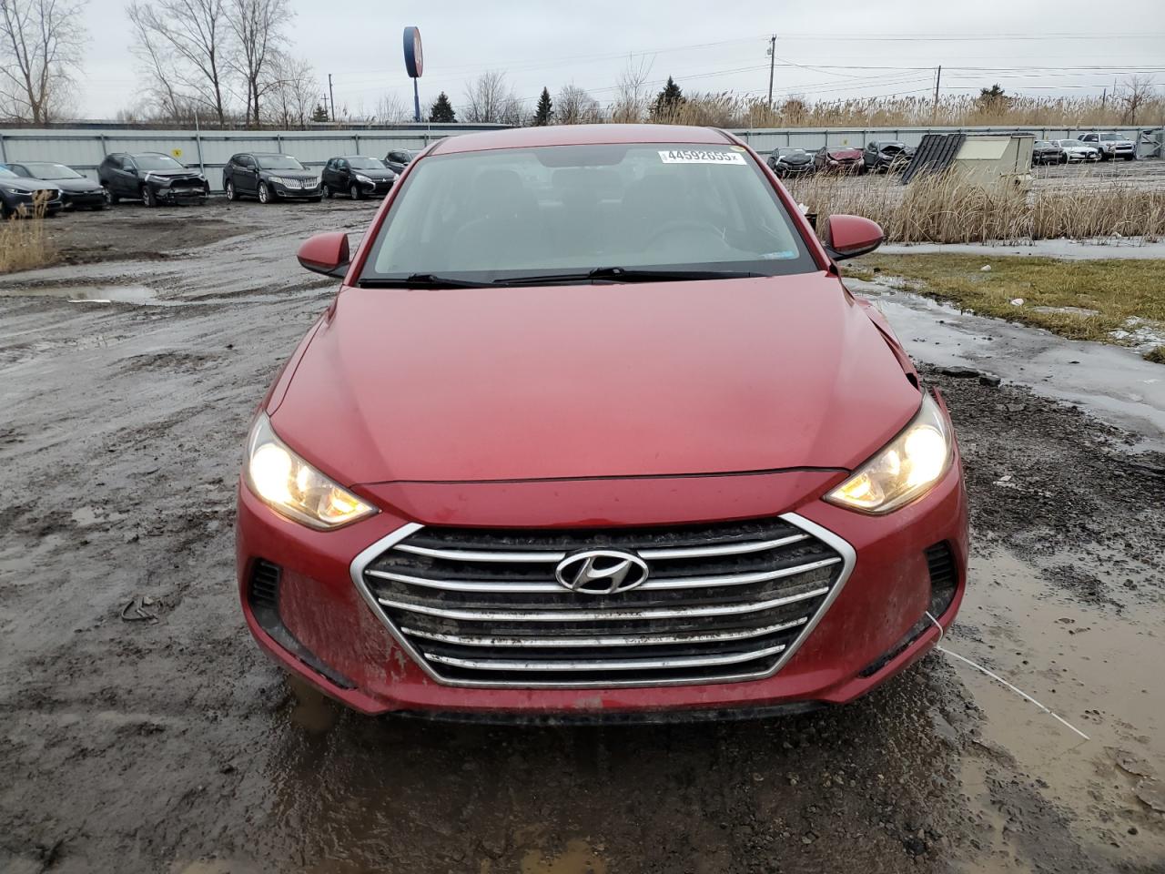 2017 Hyundai Elantra VIN 5NPD84LF2HH105607 Copart auction photo, frame damage / front end damage thumbnail 5