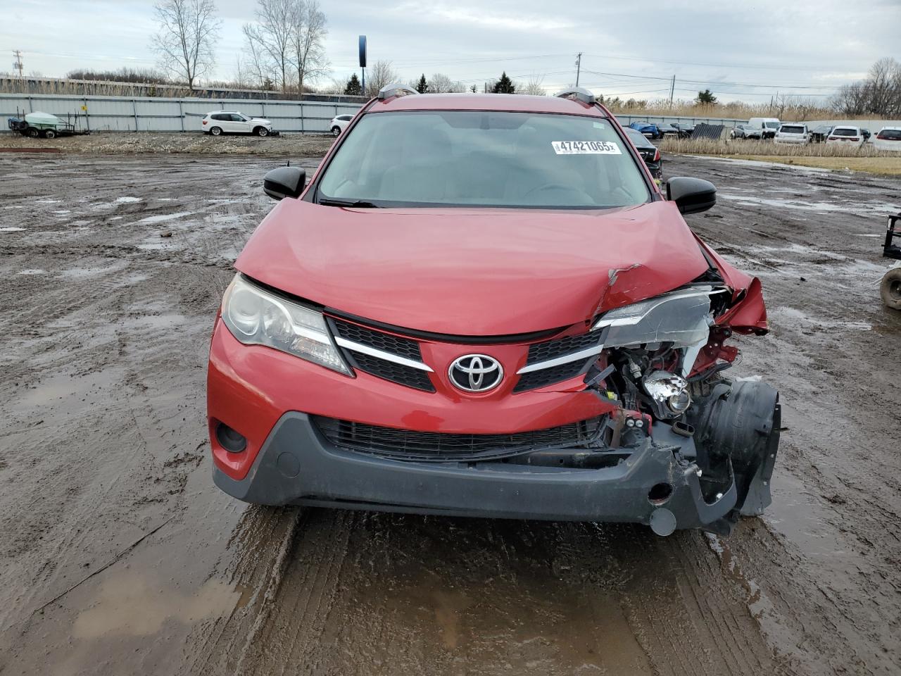 2013 Toyota RAV 4 VIN 2T3BFREV6DW015247 Copart auction photo, front end damage thumbnail 5