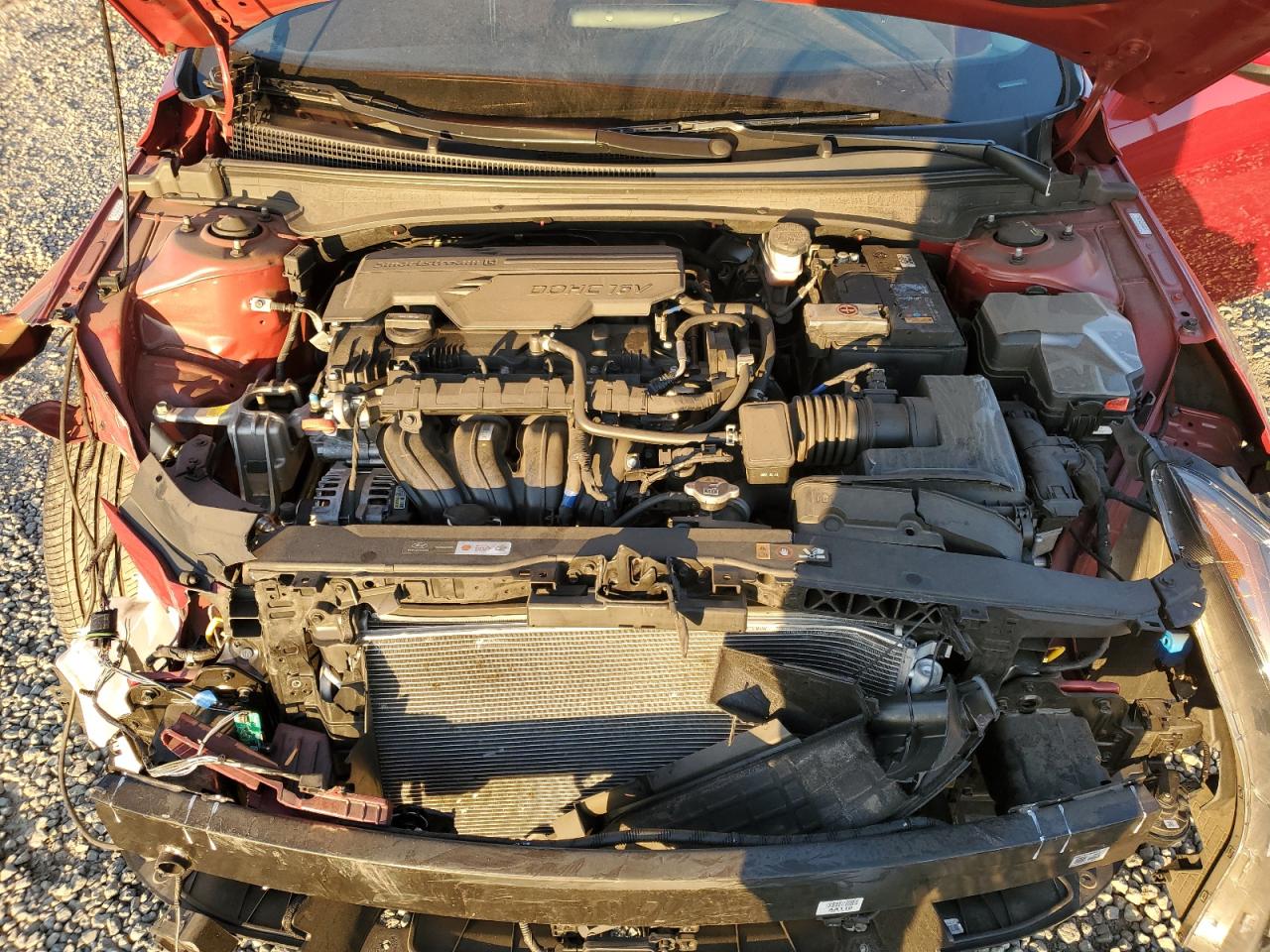 2023 Hyundai Elantra VIN KMHLS4AGXPU500191 Copart auction photo, front end / rear end damage thumbnail 12