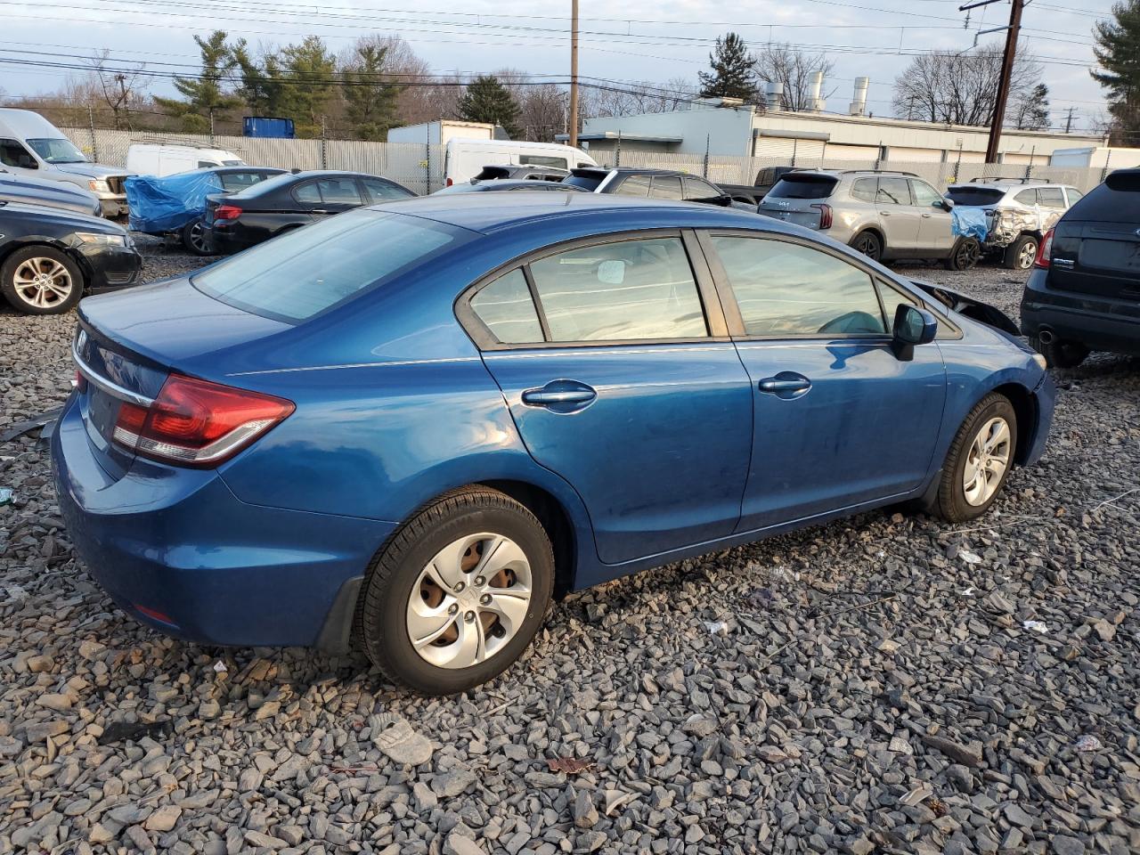 2015 Honda Civic VIN 19XFB2F55FE244844 Copart auction photo, front end damage thumbnail 3