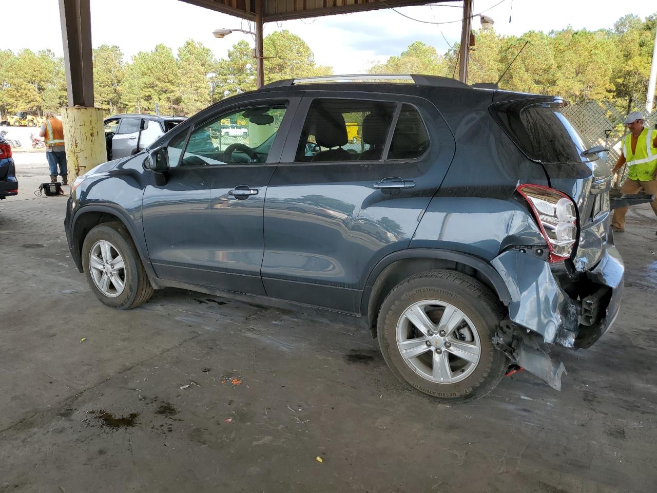 2021 Chevrolet Trax VIN KL7CJPSB9MB321981 Copart auction photo, rear end damage thumbnail 2