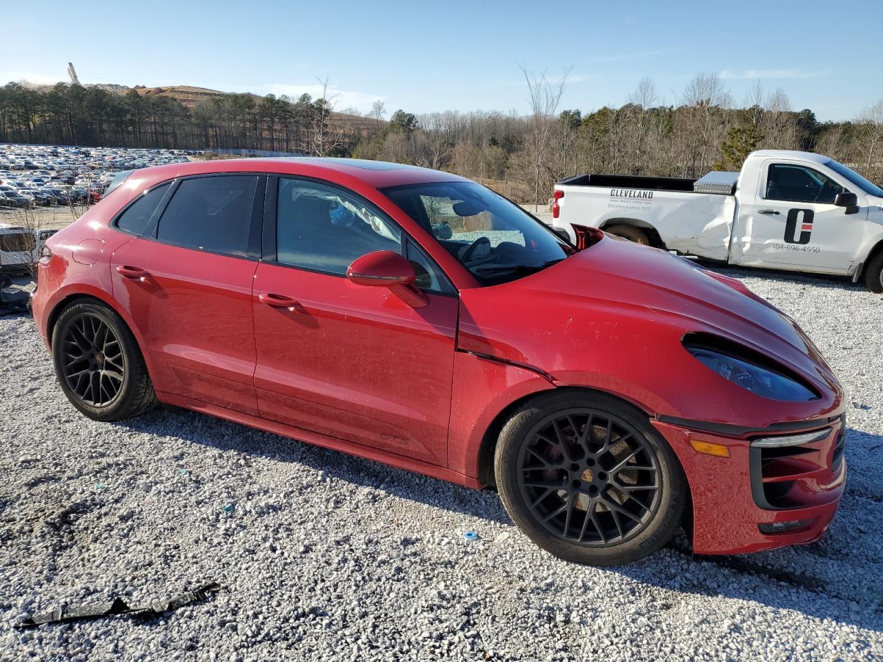 2018 Porsche Macan VIN WP1AG2A57JLB65290 Copart auction photo, front end / mechanical damage thumbnail 4