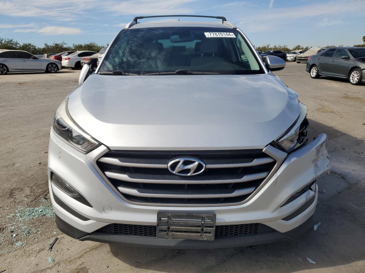 2017 Hyundai Tucson VIN KM8J33A49HU409757 Copart auction photo, rear end / front end damage thumbnail 5