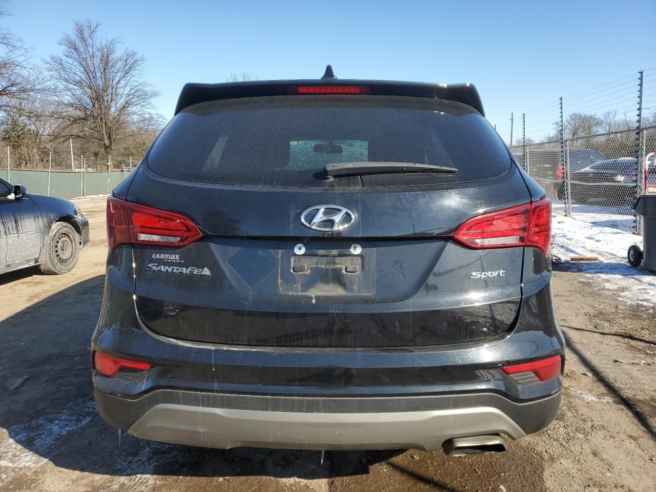 2017 Hyundai Santa Fe VIN 5NMZT3LB0HH045772 Copart auction photo, front end / minor dent/scratches damage thumbnail 6