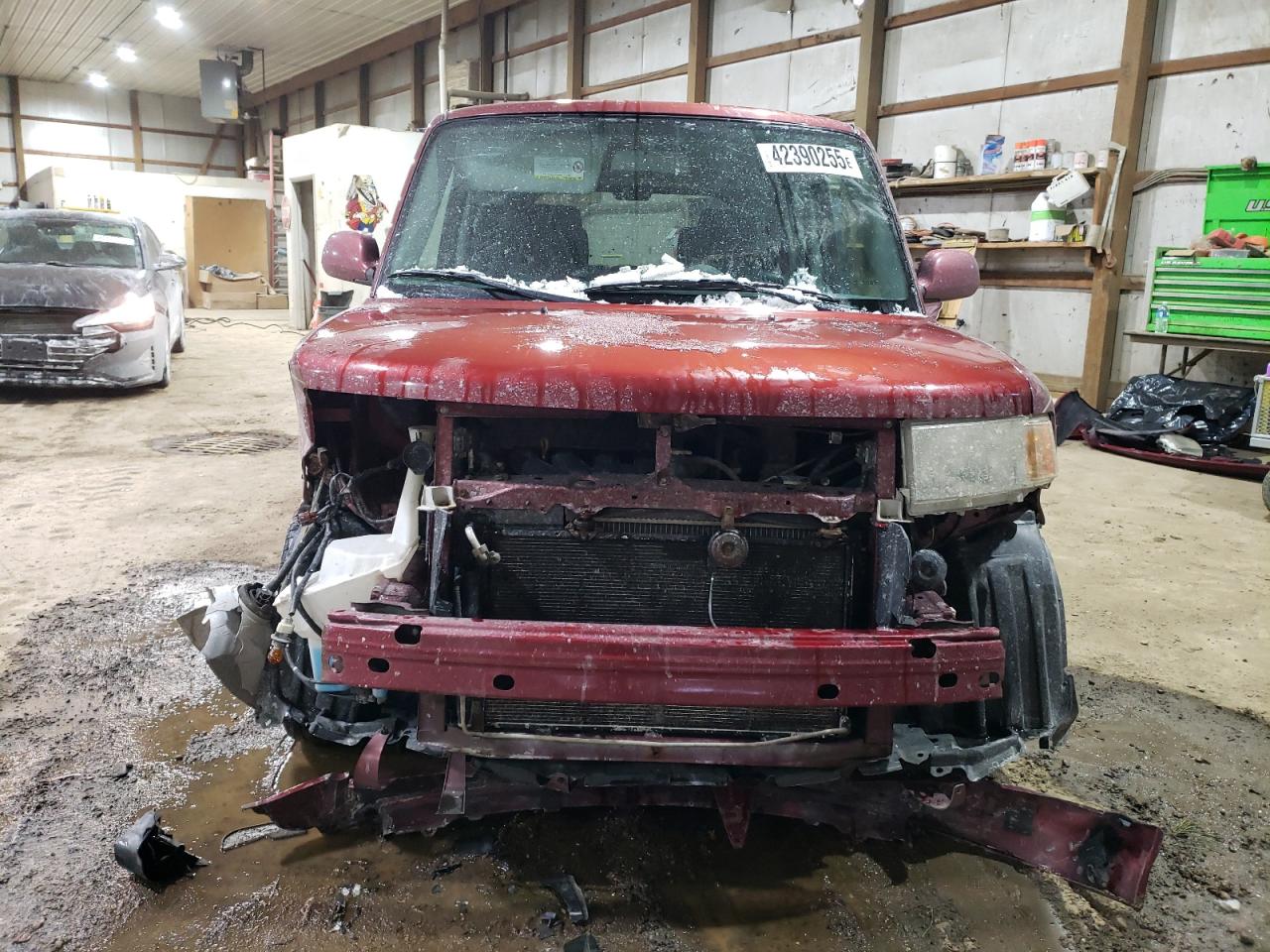 2006 Toyota xB VIN JTLKT324364073306 Copart auction photo, front end / side damage thumbnail 5