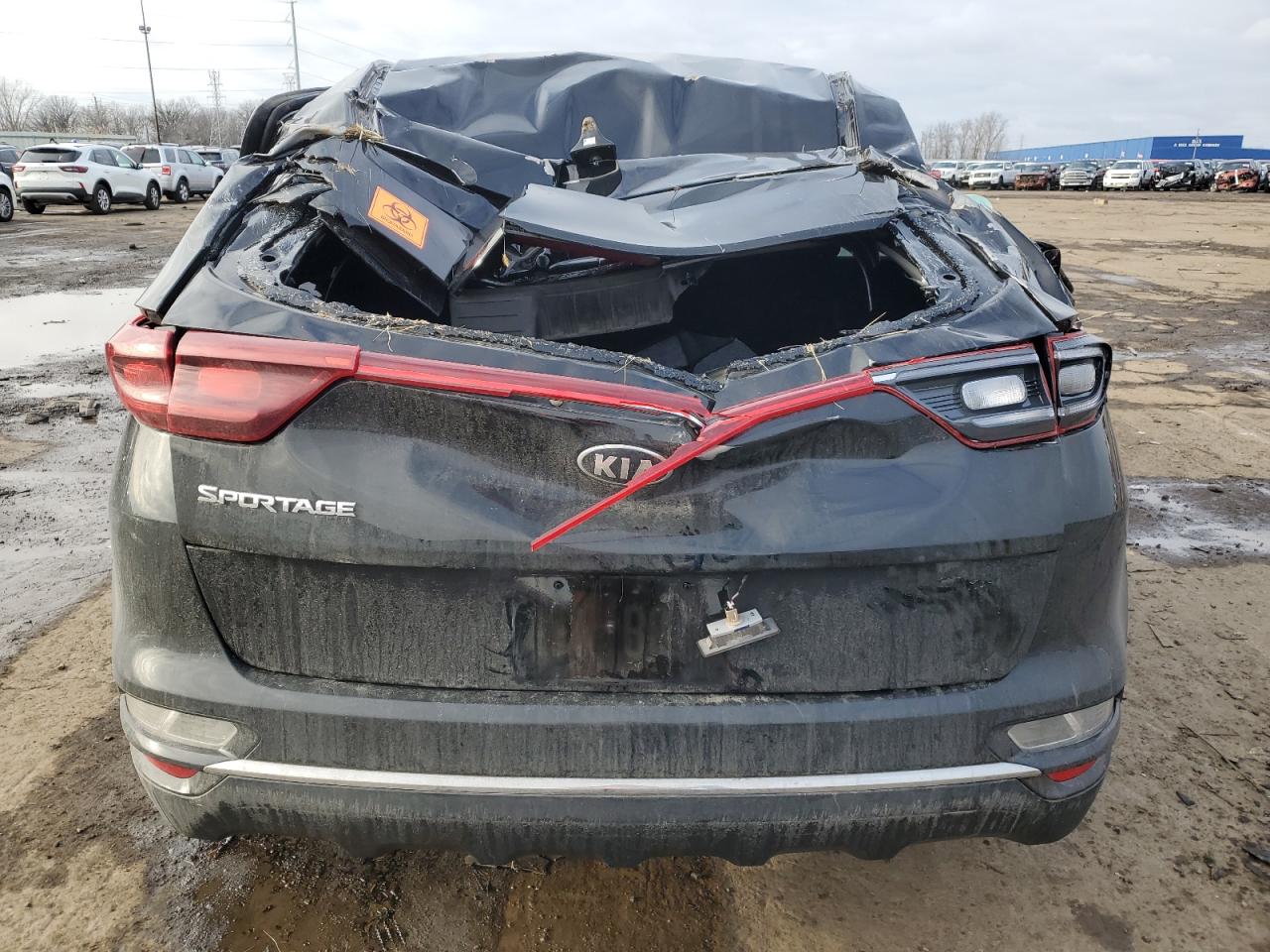 2020 KIA Sportage VIN KNDPM3AC9L7755088 Copart auction photo, all over / top/roof damage thumbnail 6