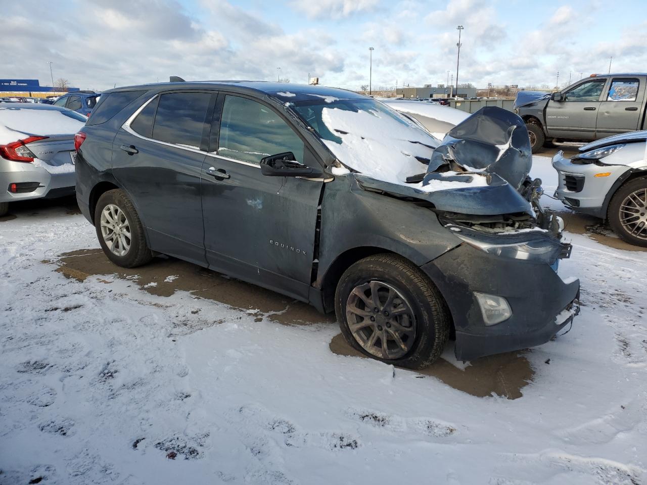 2020 Chevrolet Equinox VIN 2GNAXTEV0L6264991 Copart auction photo, front end damage thumbnail 4