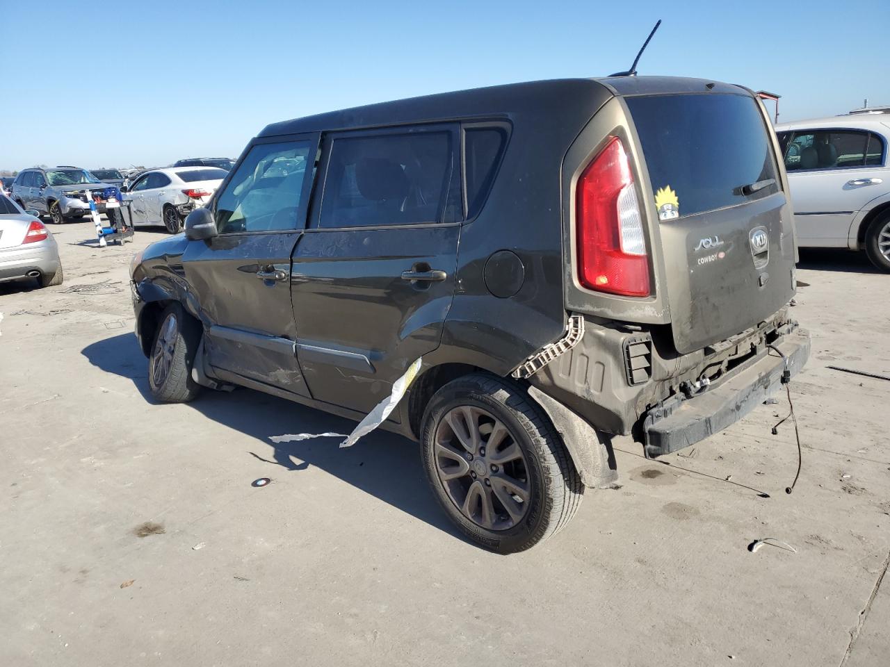 2013 KIA Soul VIN KNDJT2A65D7559924 Copart auction photo, all over / undercarriage damage thumbnail 2