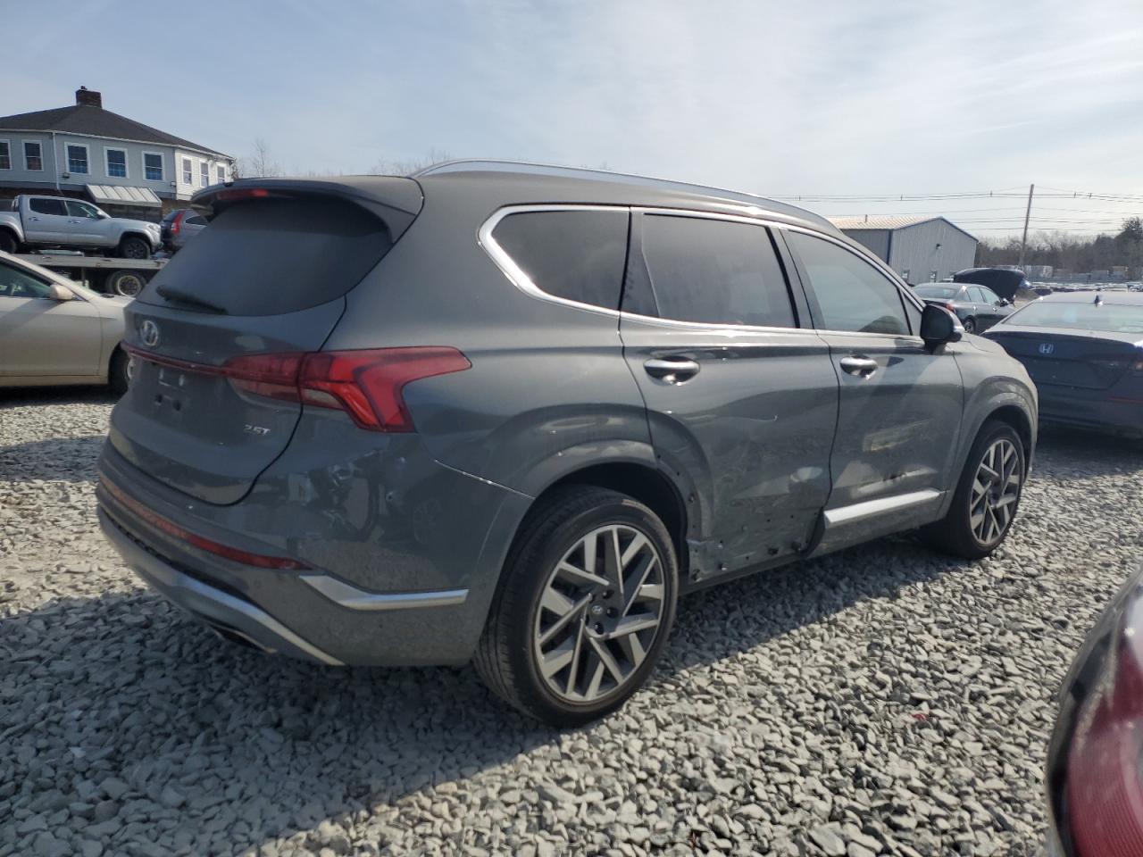 2023 Hyundai Santa Fe VIN 5NMS54AL6PH494448 Copart auction photo, side damage thumbnail 3