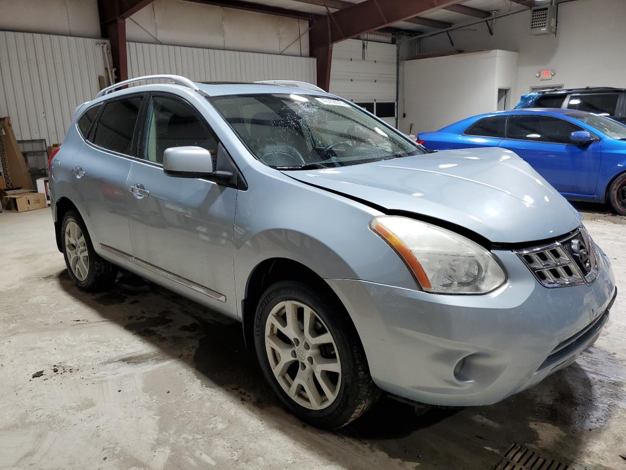 2011 Nissan Rogue VIN JN8AS5MV5BW291956 Copart auction photo, front end damage thumbnail 4