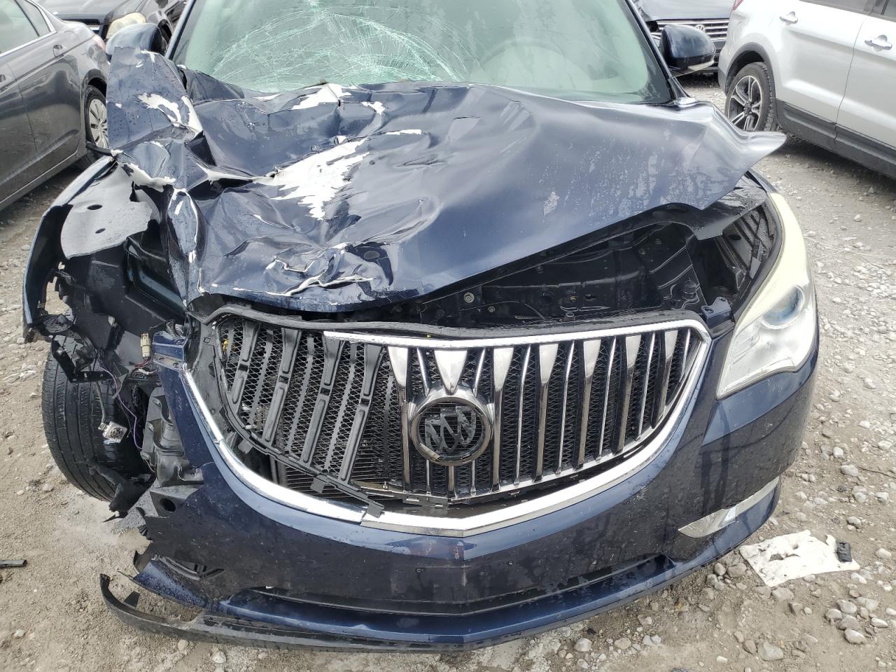 2015 Buick Enclave VIN 5GAKRAKD5FJ385645 Copart auction photo, front end damage thumbnail 12