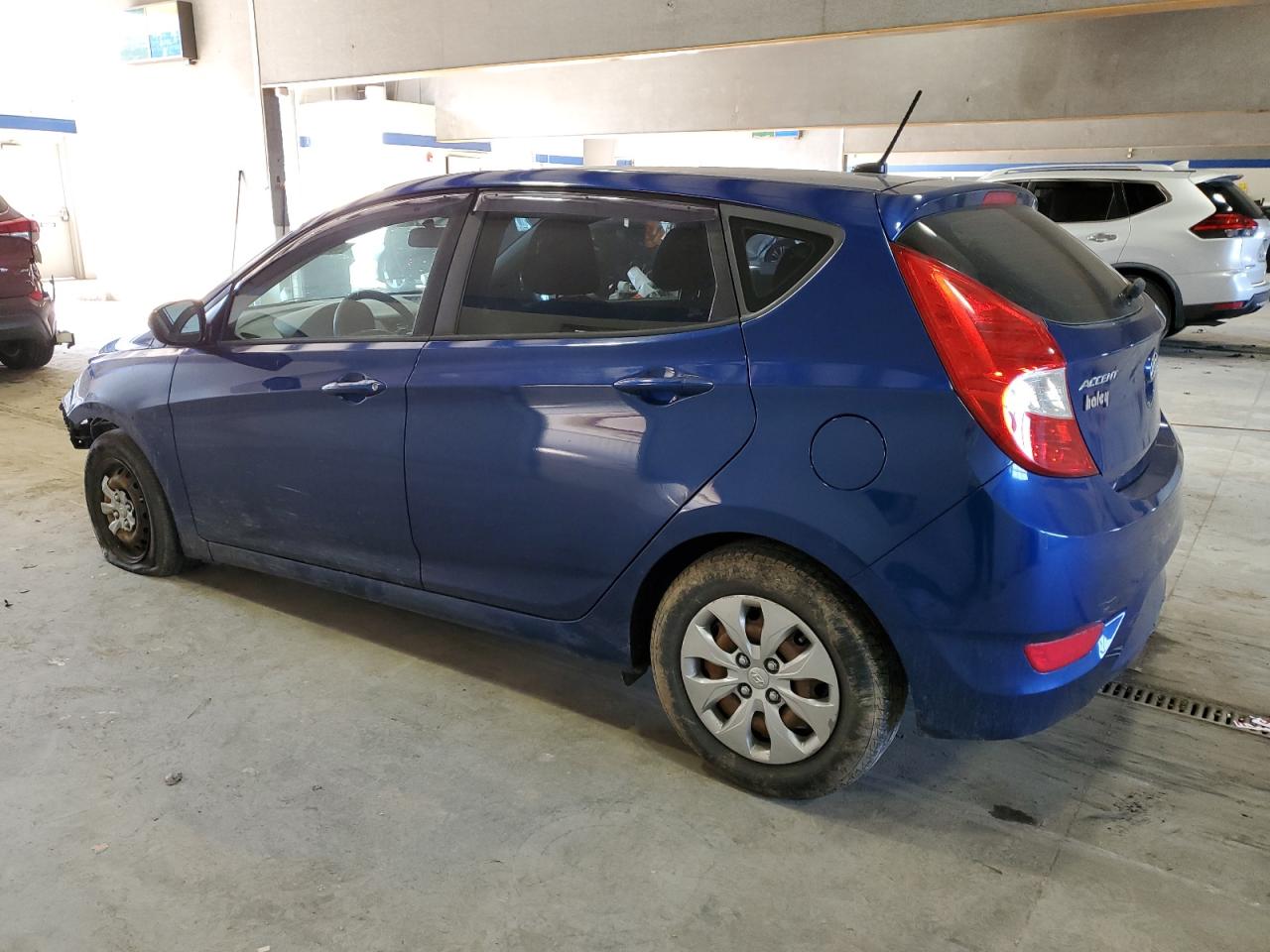 2017 Hyundai Accent VIN KMHCT5AE4HU320448 Copart auction photo, front end / undercarriage damage thumbnail 2