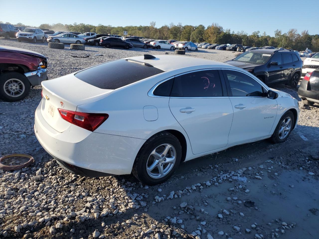 2018 Chevrolet Malibu VIN 1G1ZB5ST2JF106592 Copart auction photo, side / minor dent/scratches damage thumbnail 3