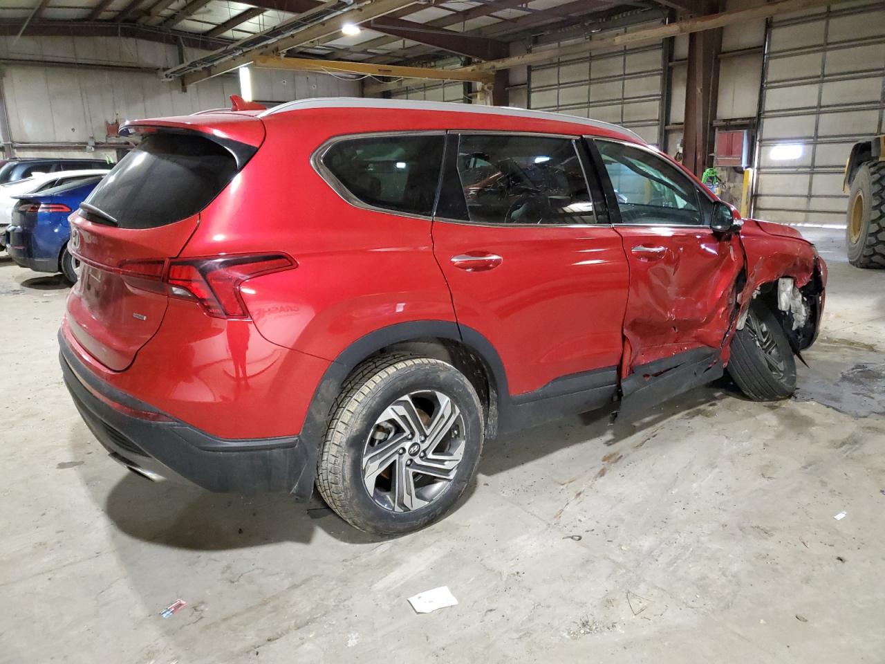 2023 Hyundai Santa Fe VIN 5NMS2DAJ7PH559587 Copart auction photo, front end / side damage thumbnail 3