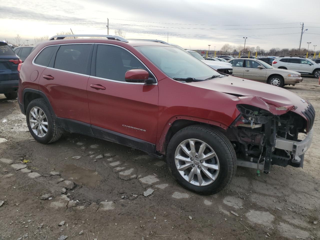 2015 Jeep Grand Cherokee VIN 1C4PJMDS3FW682036 Copart auction photo, front end / minor dent/scratches damage thumbnail 4