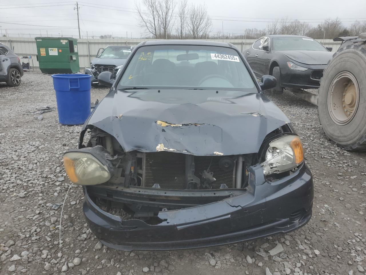 2005 Hyundai Accent VIN KMHCG45C85U671205 Copart auction photo, front end damage thumbnail 5