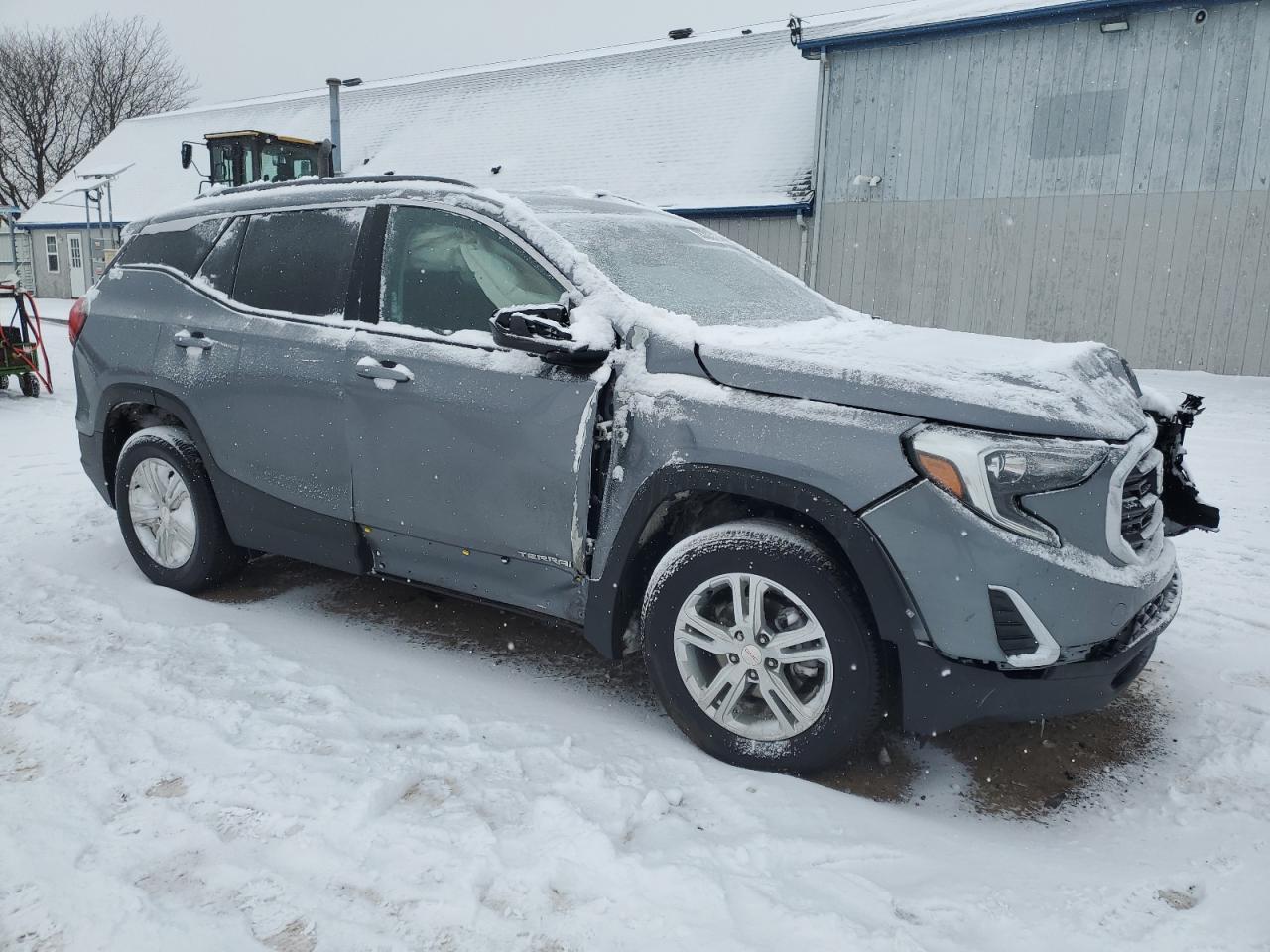 2020 GMC Terrain VIN 3GKALTEV2LL260252 Copart auction photo, front end / side damage thumbnail 4