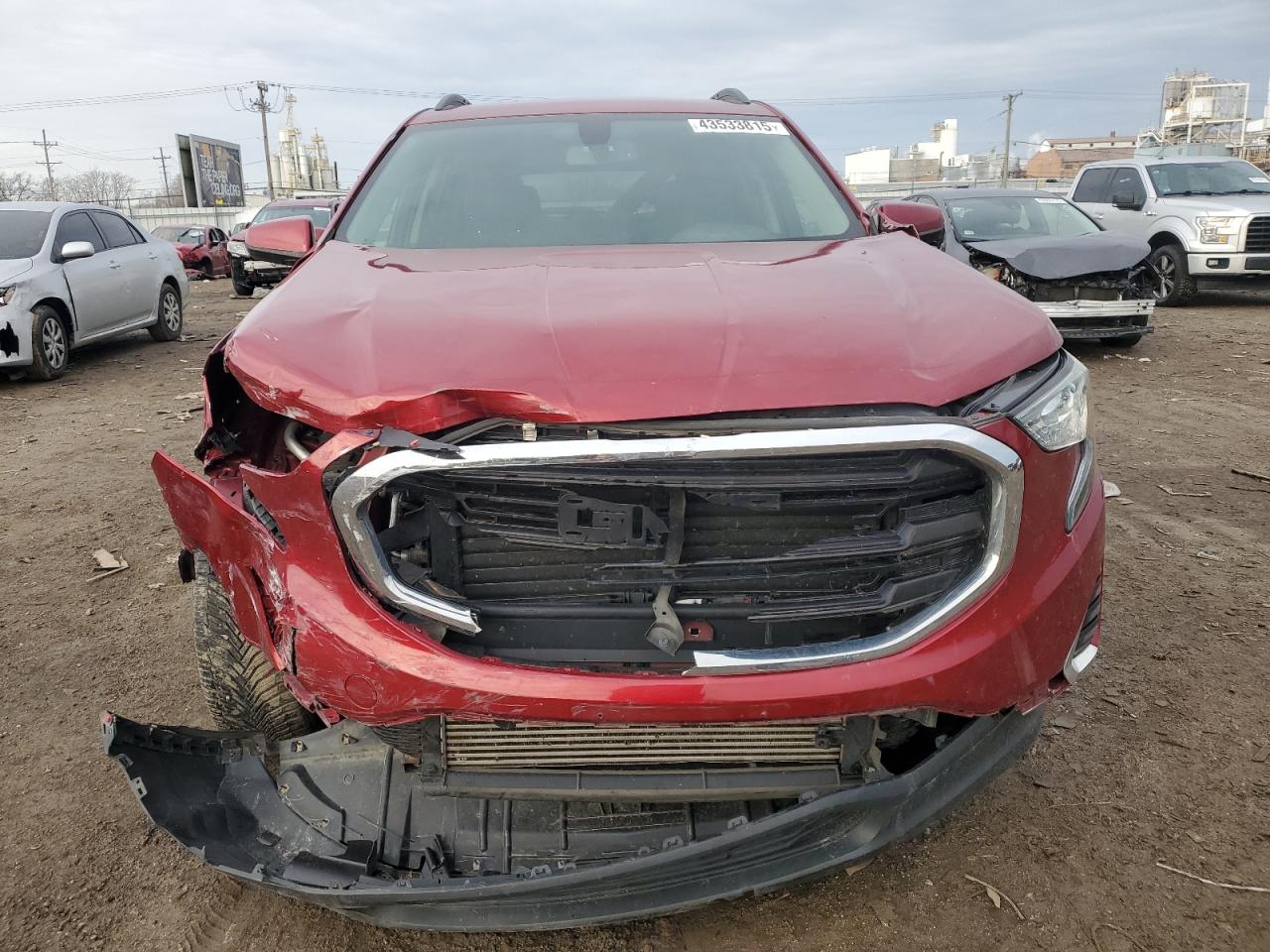 2018 GMC Terrain VIN 3GKALTEX1JL144751 Copart auction photo, front end damage thumbnail 5
