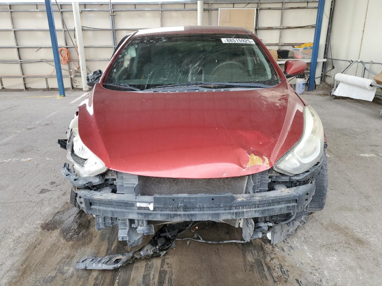 2014 Hyundai Elantra VIN 5NPDH4AE1EH546151 Copart auction photo, all over damage thumbnail 5