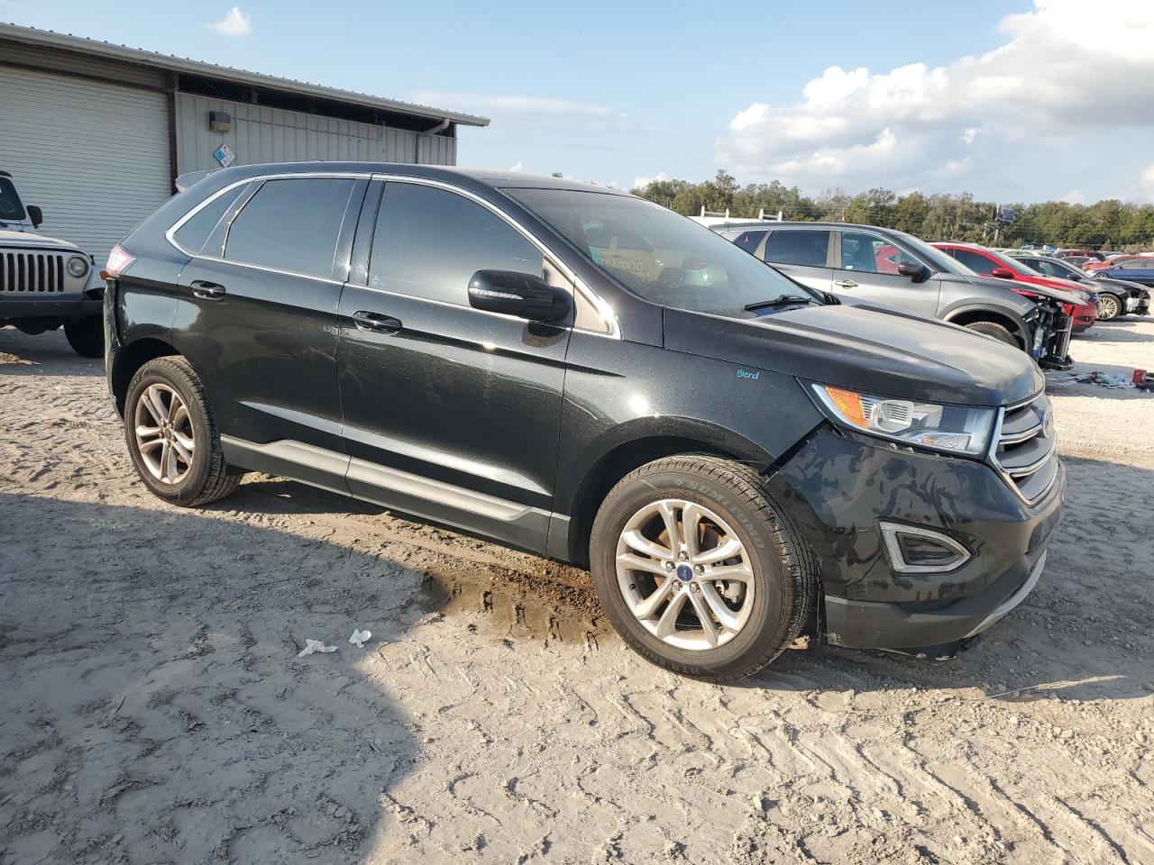 2015 Ford Edge VIN 2FMTK3J96FBB90735 Copart auction photo, rear end / front end damage thumbnail 4