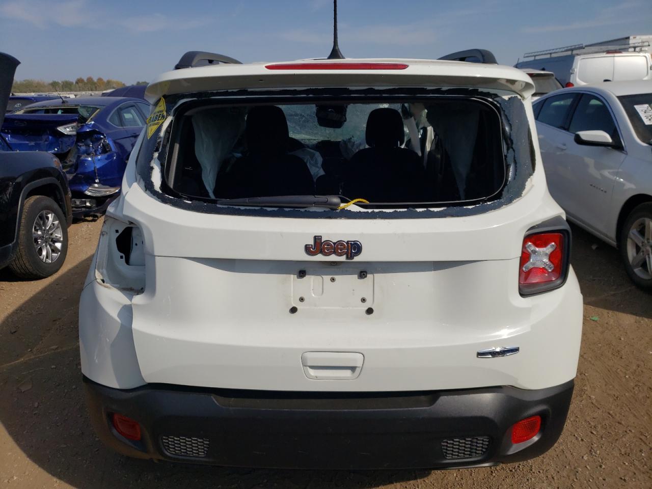 2019 Jeep Renegade VIN ZACNJABBXKPK24572 Copart auction photo, all over damage thumbnail 6