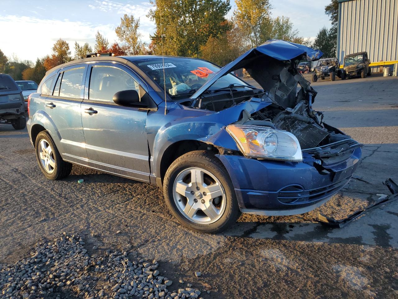 2009 Dodge Caliber VIN 1B3HB48AX9D197736 Copart auction photo, biohazard/chemical / front end damage thumbnail 4