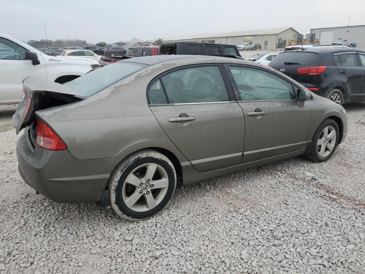 2006 Honda Civic VIN 1HGFA16876L035122 Copart auction photo, rear end / minor dent/scratches damage thumbnail 3