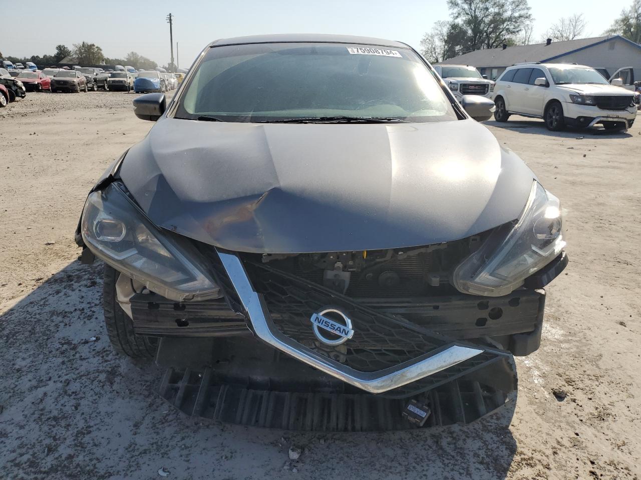 2019 Nissan Sentra VIN 3N1AB7APXKY362660 Copart auction photo, front end damage thumbnail 5