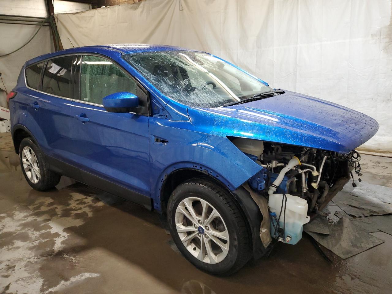 2019 Ford Escape VIN 1FMCU9GD0KUB23576 Copart auction photo, front end / side damage thumbnail 4