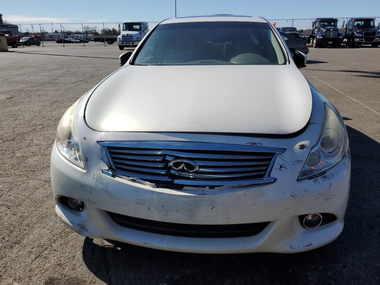 2010 Infiniti G VIN JN1CV6AP6AM204232 Copart auction photo, rear end / front end damage thumbnail 5
