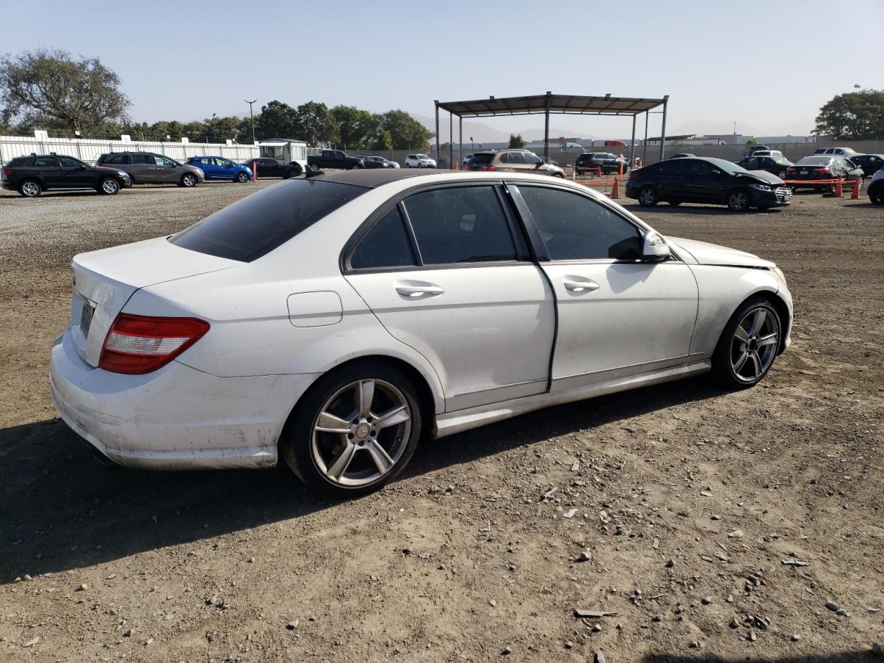 2008 Mercedes-Benz C-klasse VIN WDDGF54X18F050373 Copart auction photo, front end damage thumbnail 3