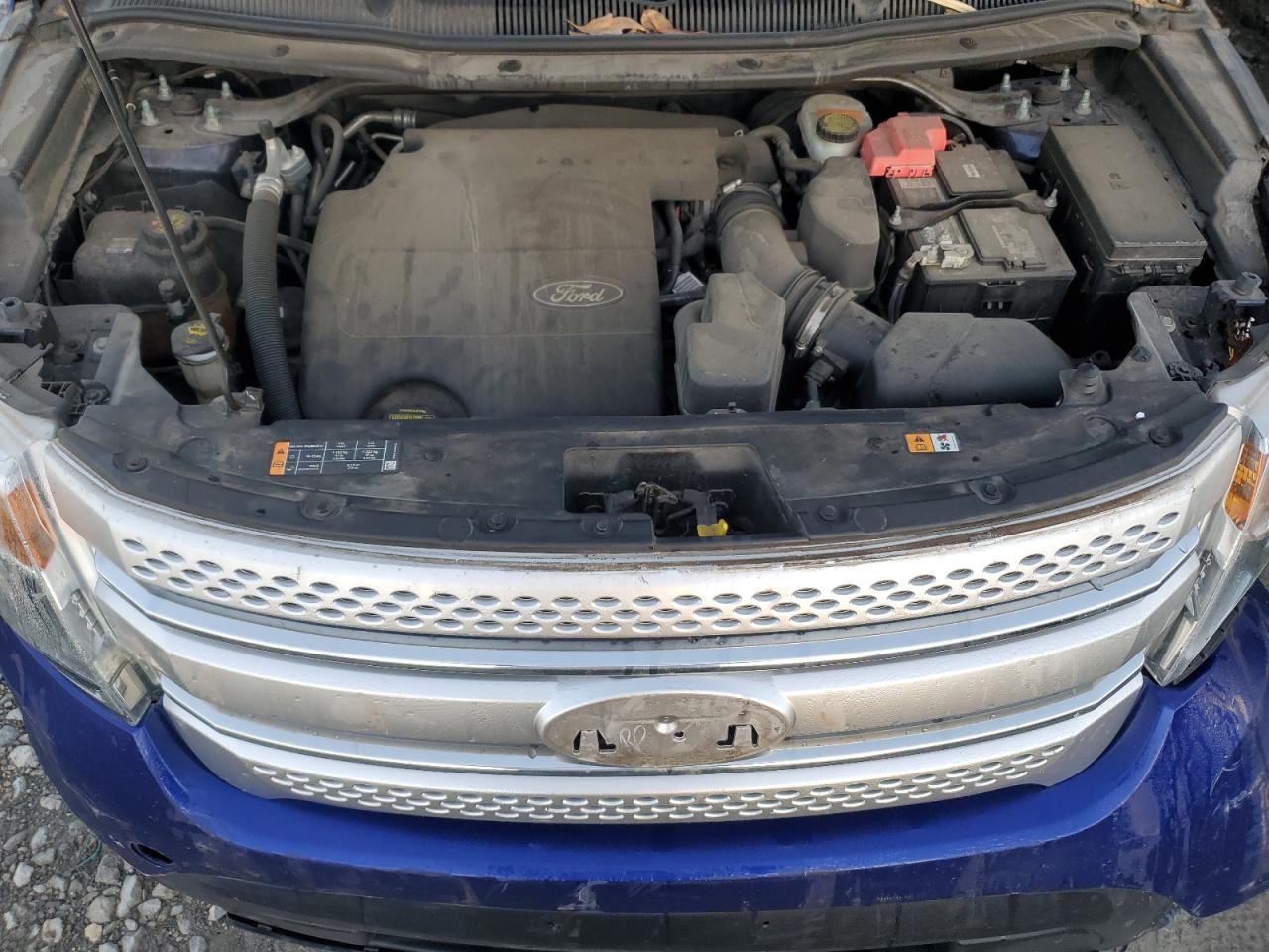 2013 Ford Explorer VIN 1FM5K8D80DGA53689 Copart auction photo, front end damage thumbnail 13