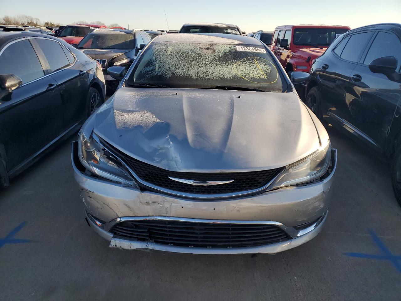 2015 Chrysler 200 VIN 1C3CCCAB9FN529680 Copart auction photo, front end damage thumbnail 5