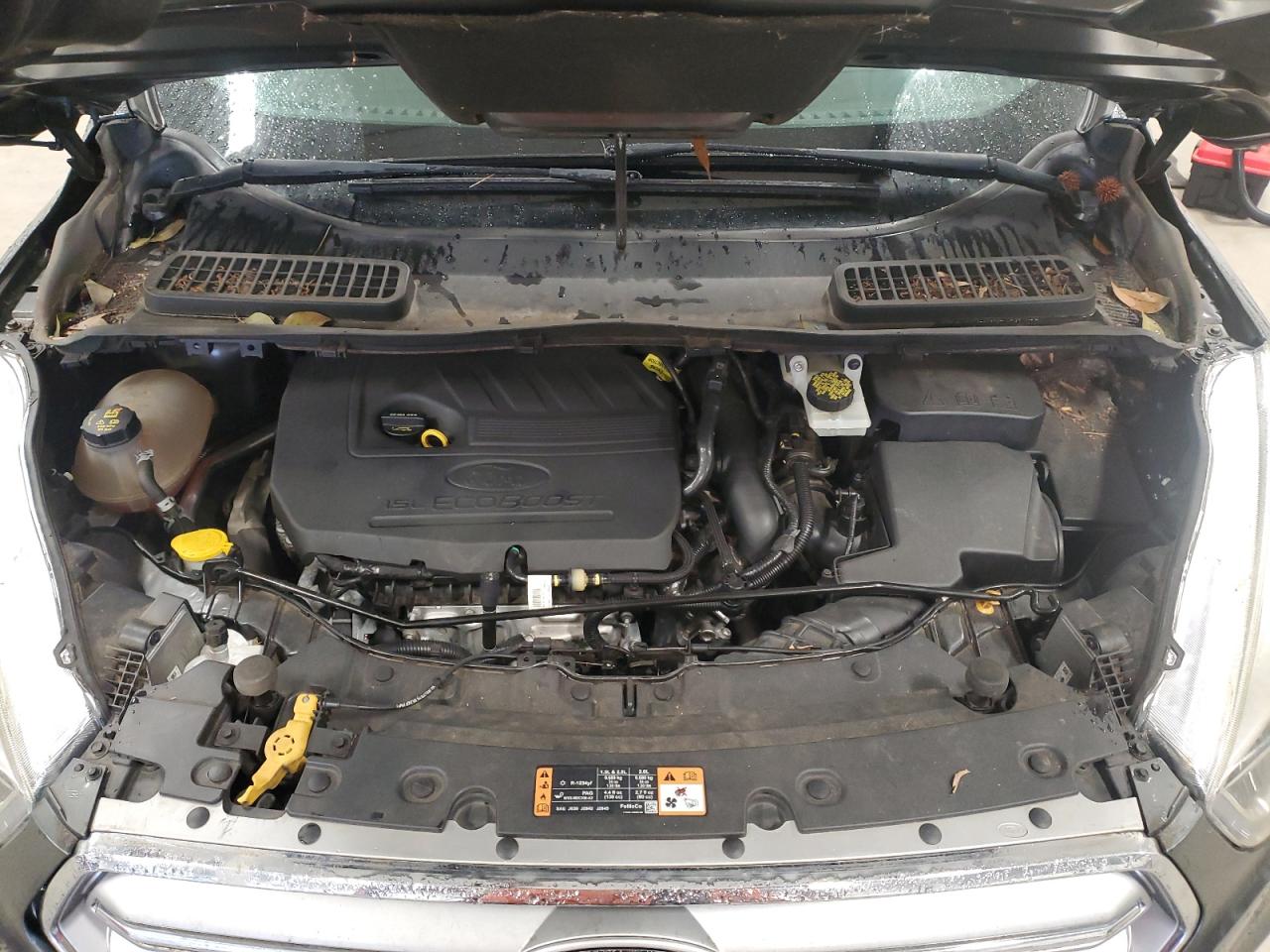 2017 Ford Escape VIN 1FMCU0GD8HUE01242 Copart auction photo, side damage thumbnail 11