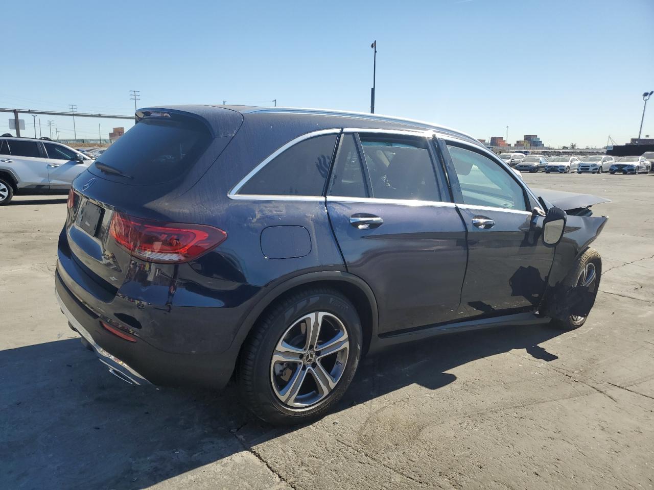 2021 Mercedes-Benz GLC VIN W1N0G8DB2MF965461 Copart auction photo, front end damage thumbnail 3