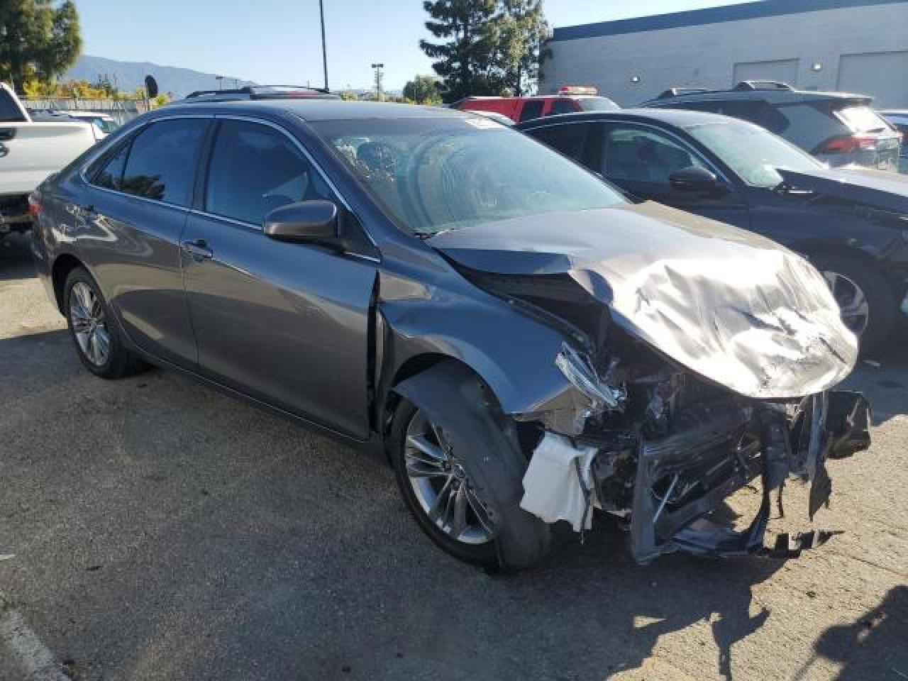 2016 Toyota Camry VIN 4T1BF1FK6GU122396 Copart auction photo, front end / mechanical damage thumbnail 4
