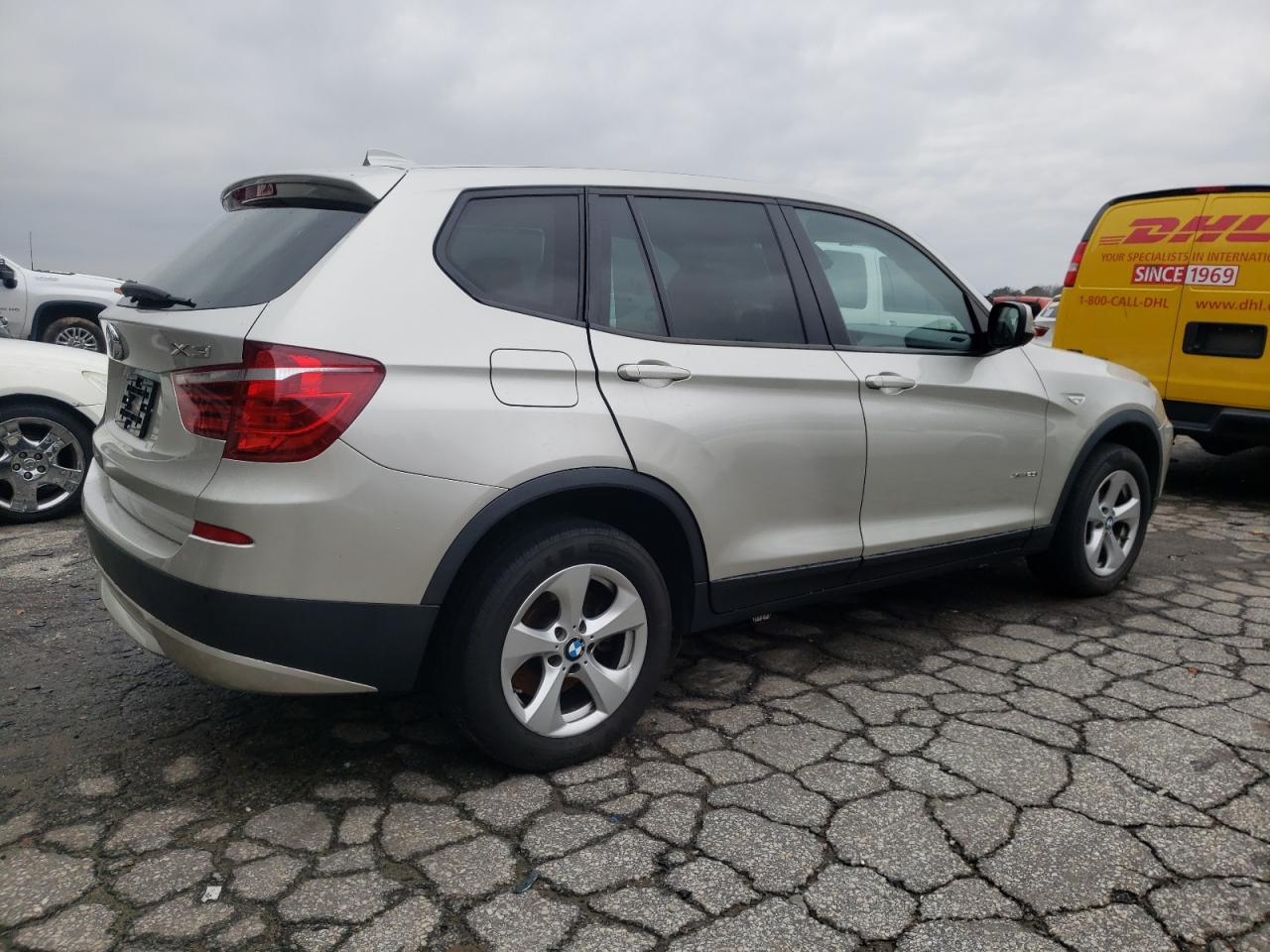2011 BMW X3 VIN 5UXWX5C58BL714792 Copart auction photo, front end / mechanical damage thumbnail 3
