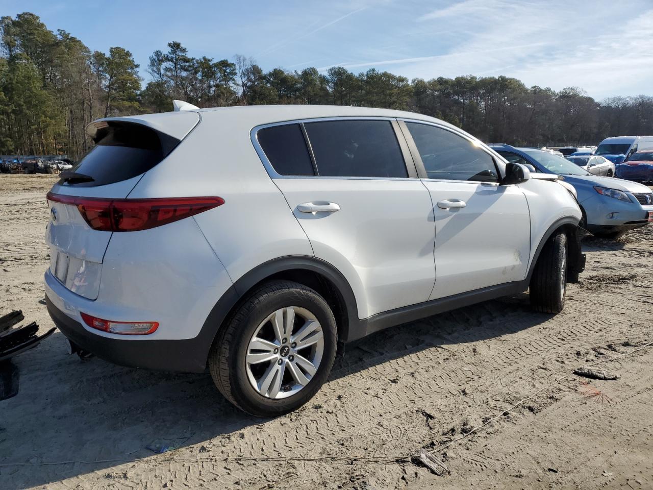 2019 KIA Sportage VIN KNDPM3AC9K7501024 Copart auction photo, mechanical / front end damage thumbnail 3