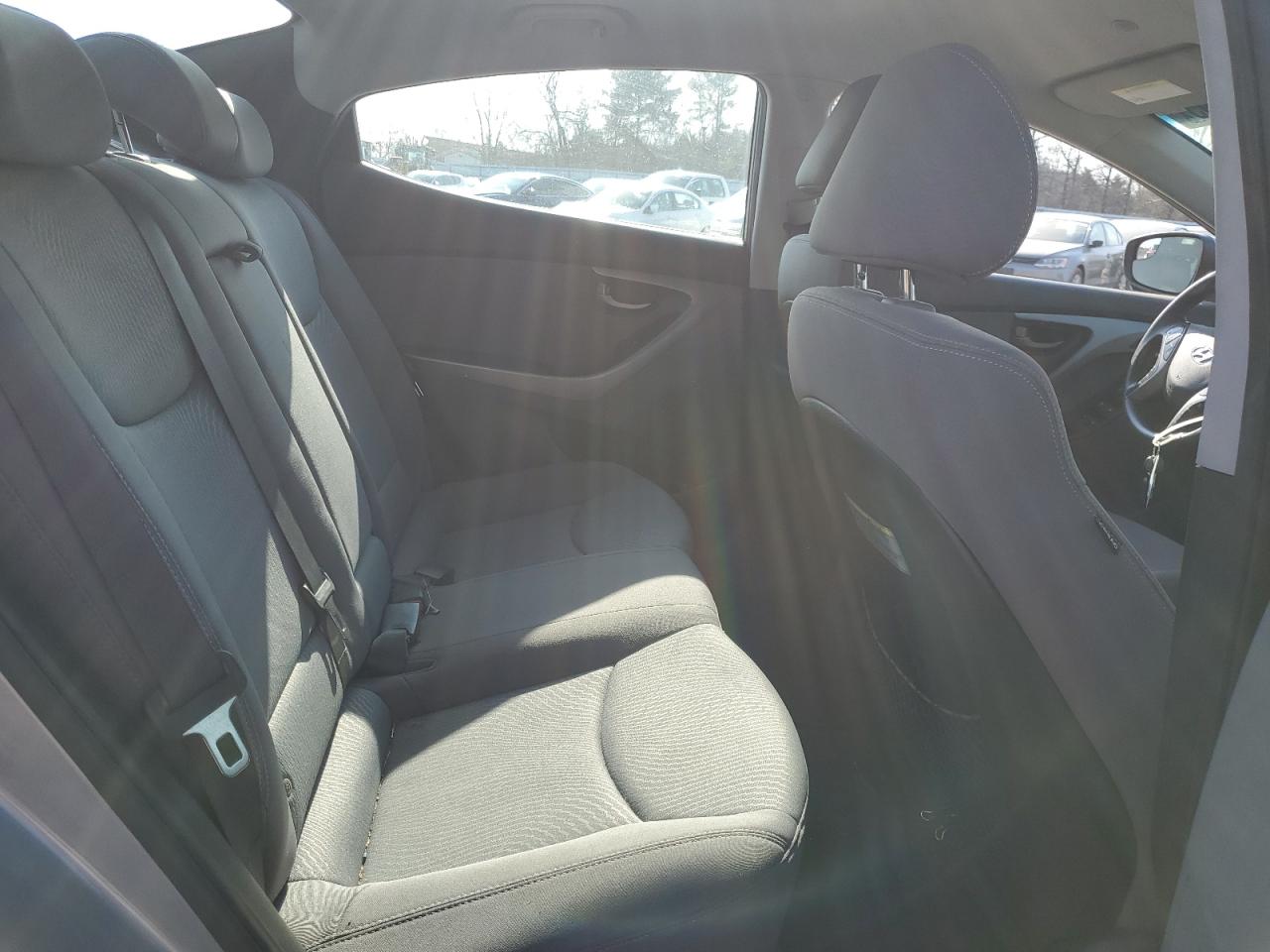 2014 Hyundai Elantra VIN KMHDH4AE1EU122597 Copart auction photo, vandalism / front end damage thumbnail 10