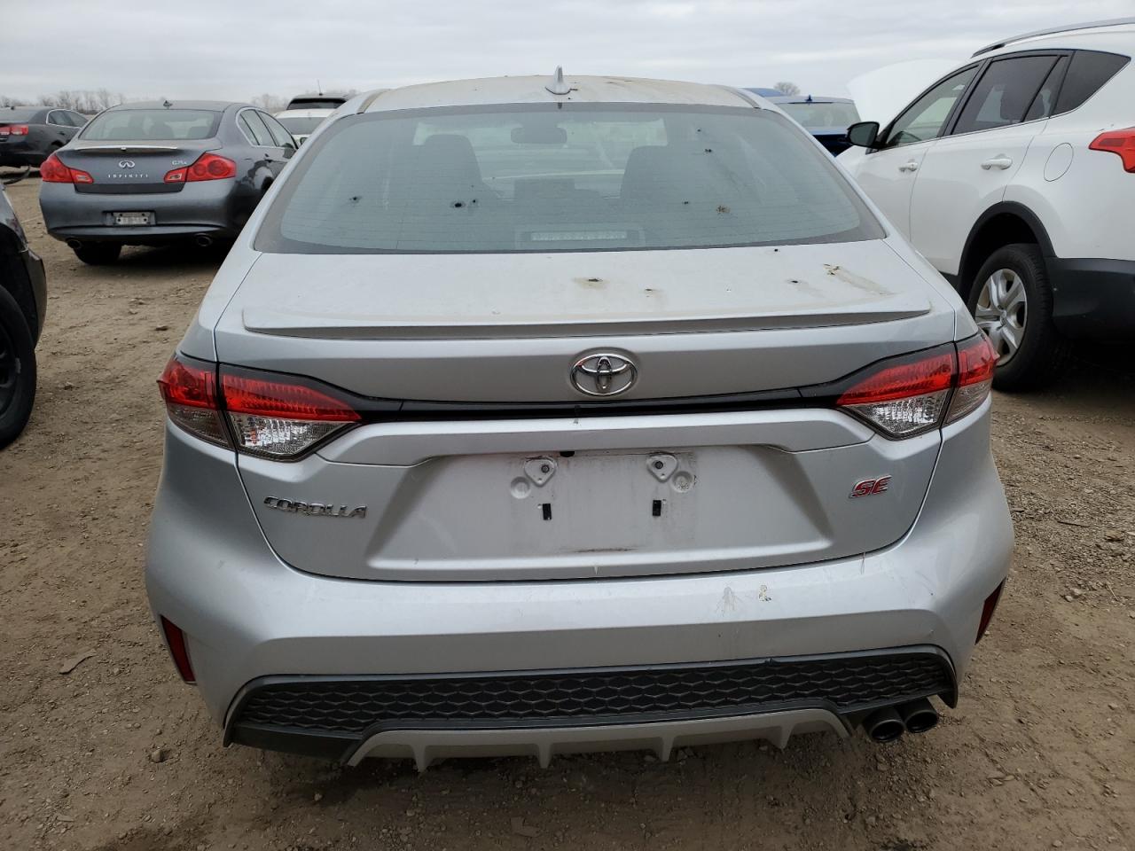 2022 Toyota Corolla VIN 5YFS4MCE9NP102745 Copart auction photo, front end / side damage thumbnail 6