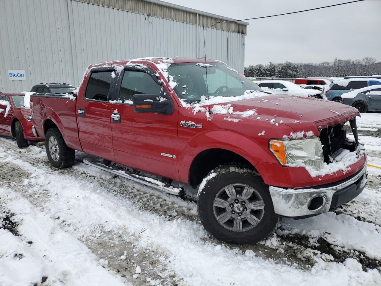 2012 Ford F-150 VIN 1FTFW1ET8CKD87553 Copart auction photo, front end / undercarriage damage thumbnail 4